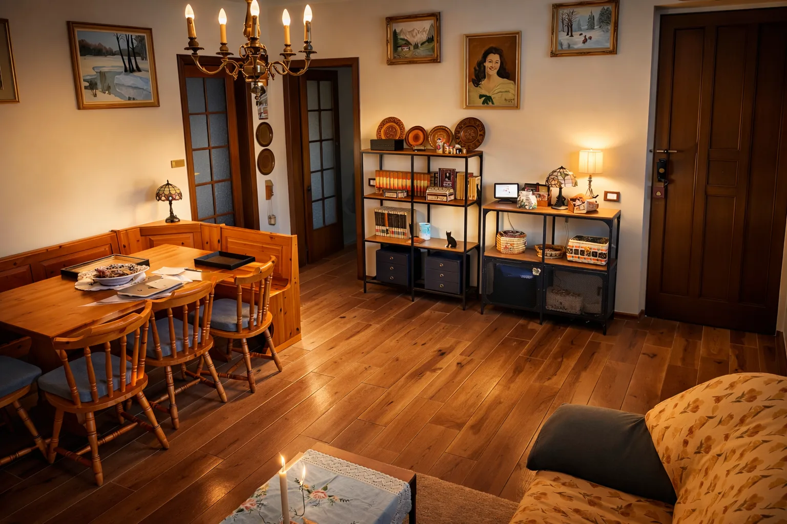 Sala da pranzo serale - Villa Alina Pietrasanta