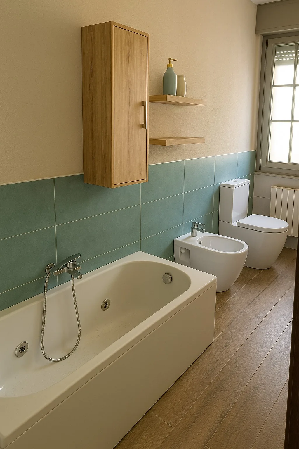 Bagno moderno con doccia - Villa Alina Pietrasanta